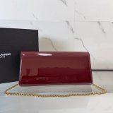 YSL KATE clutch in patent leather