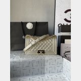 Top Replica CC Le Boy Flap Bag caviar leather 25CM