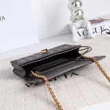 Bottega Veneta Andiamo Intrecciato Wallet on a Chain 844107