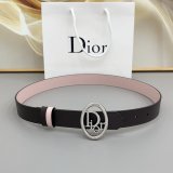 Reversible Dior Oblique Belt 30MM
