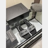 Vy black satin and crystal hotfix sandals