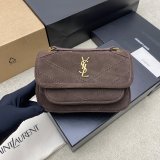 Top YSL NIKI Bag in suede