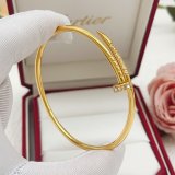 Juste un Clou bracelet  small model reverse-set diamonds