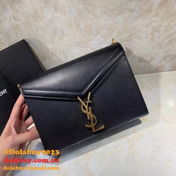 YSL Replica New Cassandra 532750 Caviar Envelope Bag