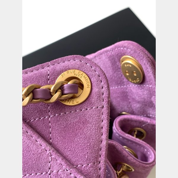 Best CC AS5631 25 Hobo Metallic Grained Calfskin Bag