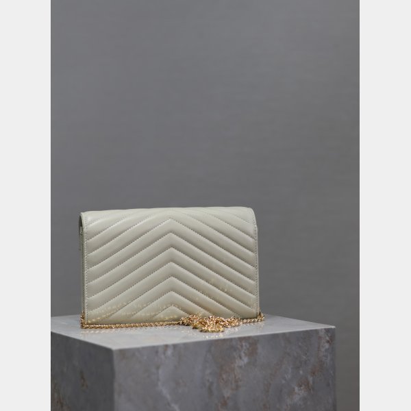 YSL Replica 393953/377828 Smooth Leather Envelope Bag