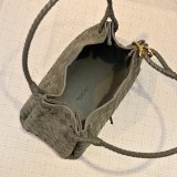TOP Bottega Veneta Medium Parachute bag suede