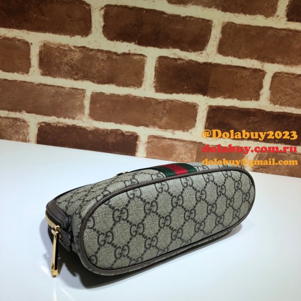 Knockoff Gucci Ophidia 625551 Cosmetic Case 7 Star GG Supreme Canvas