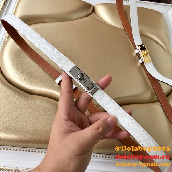 7 Star hottest selling hermes kelly thin belt 17mm