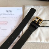 UK Gucci 30mm Replica Belt Black