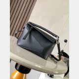 Best Loewe Mini Puzzle Calf Leather Handbag 18cm