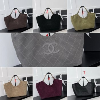 Top Quality AS6474 Suede Quilted Neo Cabas Small Shopping Tote Bag