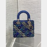 Dior Small Lady bag collection Blue