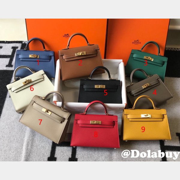 Buy Designer Best Replica Hermes Kelly 19CM Mini Bags Online