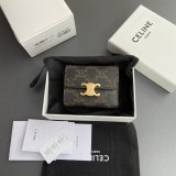 High Quality Fashion CELINE TRIOMPHE short wallet