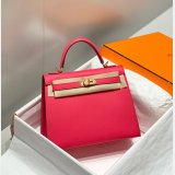 High Quality Replica Hermes Epsom Kelly 19/25/28CM Red Bag For Sale