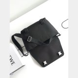 Medium Flex messenger in canvas and suede