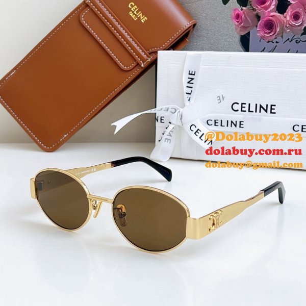 Celine Triomphe Sunglasses in Metal