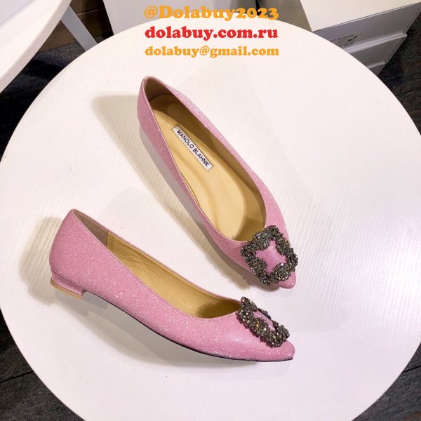 Cheap Manolo Blahnik Flat Shoes