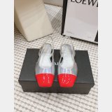 CC Flat Calf Leather Slingbacks Shoes
