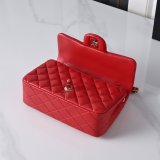 Top CC LAMBKSIN Flap bag 20cm