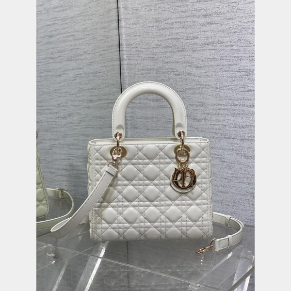 Fashion Christian Dior Lady Dior Top Quality 24CM Fake Bag