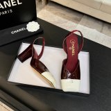 CC 1:1 25K HIGH-HEELED SQUARE-TOE SLINGBACK