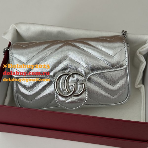 Wholesale Gucci 476433 Best GG Marmont Super Mini Bag