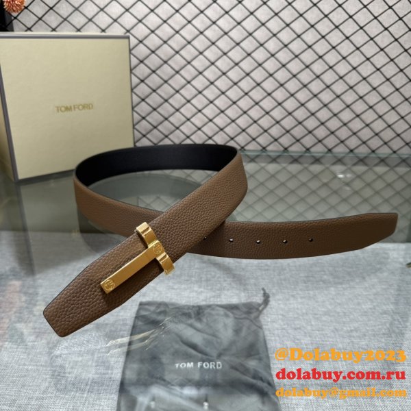 TOM FORD Reversible T Men Belt 38mm
