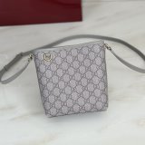 Gucci AAA+ GG Emblem Small Bucket 847090/815118 Bag