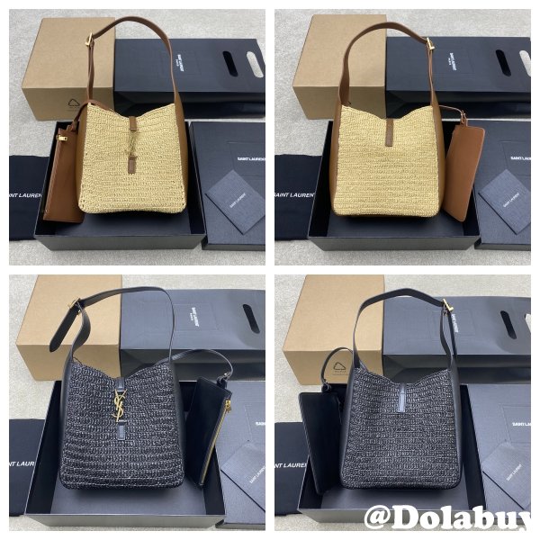 Best Saint Laurent LE 5A 7 SOFT 713938 Raffia Bag