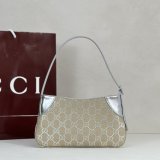 Luxury Gucci 820696 GG Emblem Small Shoulder Bag