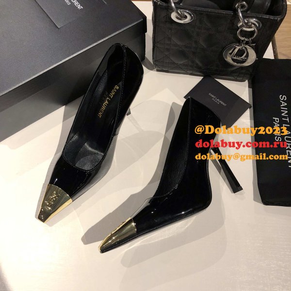 Top Quality SAINT LAURENT KNOCKOFF Pumps In Patent Leather