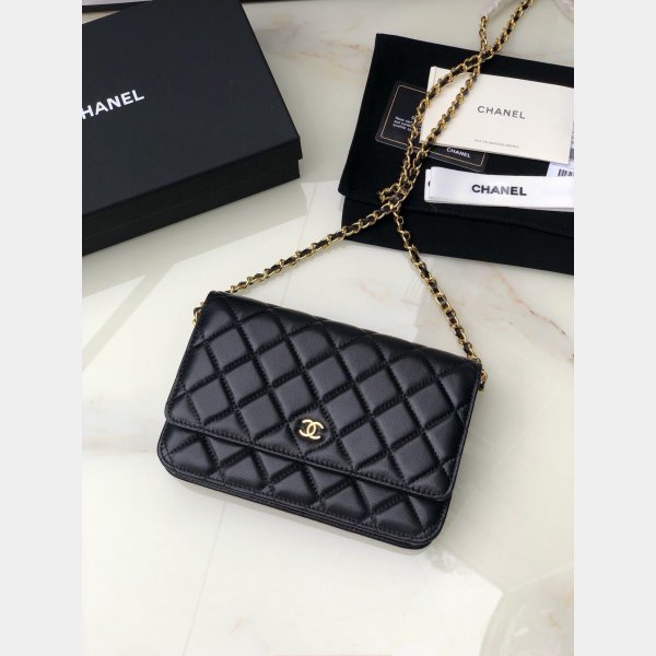 Top Quality CC WOC CHAIN BAG LAMBSKIN 19CM