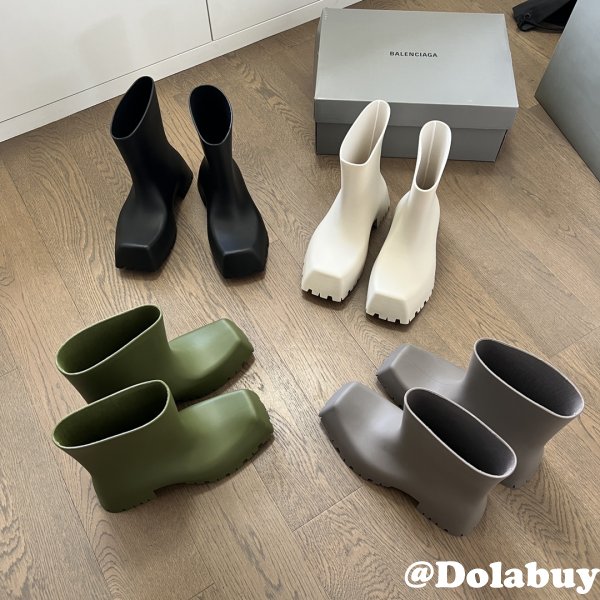 Replica Balenciaga Luxury Trooper Rubber Boot 1:1 Mirror Dolabuy