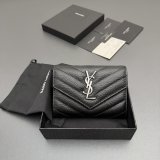 CASSANDRE MATELASSE small envelope wallet in grain leather