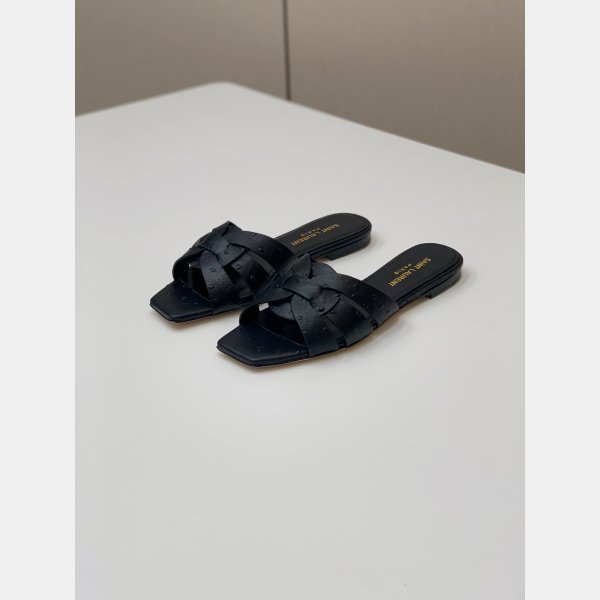 Designer Saint Laurent Knockoff Tribute Slides Shoes