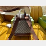 The Best Gucci Backpack Interlocking G in GG Supreme Replica Bag Online Store