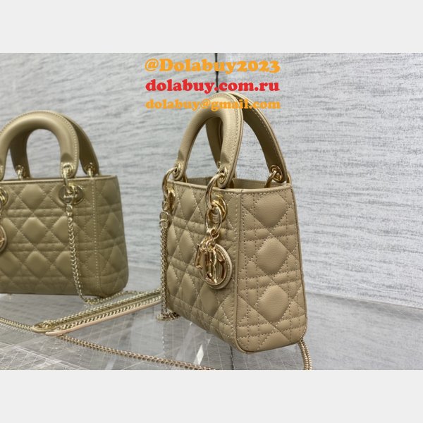 Wholesale DIOR lady 17/20/24CM calf togo leather bag