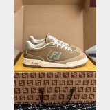 Fendi Match Suede Sneakers