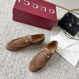 Gucci women suede Jordaan loafer