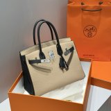 Hermes Birkin 35cm Togo leather Color blocking Handbags