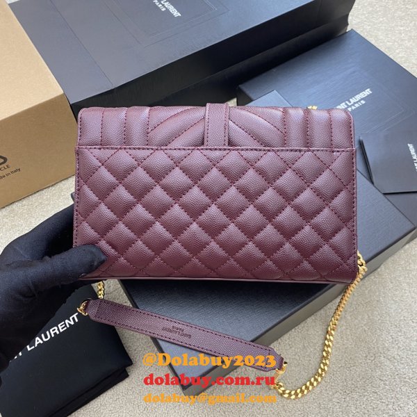 YSL Envelope Wallet on Chain WOC 620280 Bag