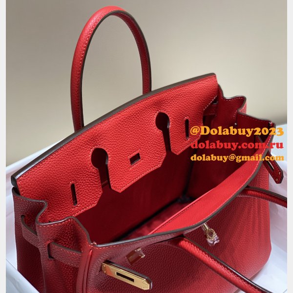 HERMES BIRKIN 25CM HALF HUMAN HANDMADE STICHING