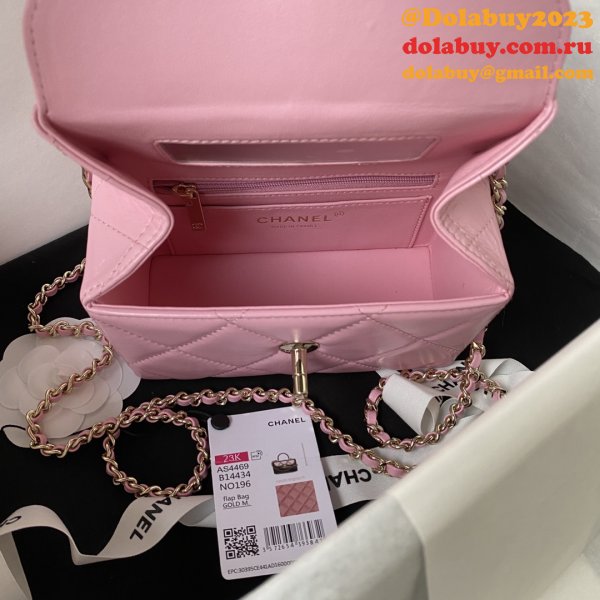 Top Quality Replicas Shiny Box Tote 1:1 Mirror AS4469 Bag