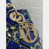 Dior Small Lady bag collection Blue