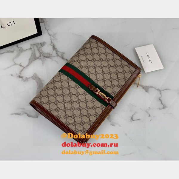 Gucci High Quality Beige Jackie 1961 pouch Beige Bag