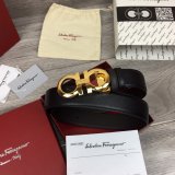 Ferragamo Belts Perfect High Quality Replica 35 mm Black