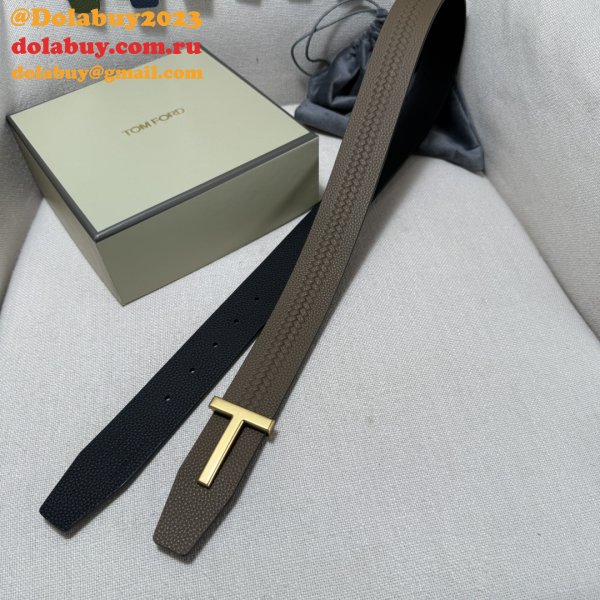 Tom Ford Reversible T Buckle Belt
