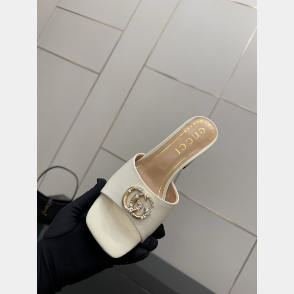 Gucci Women Double G Slide Sandal
